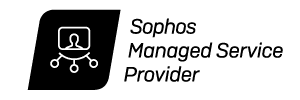 Black Sophos Managed Service Provider Badge