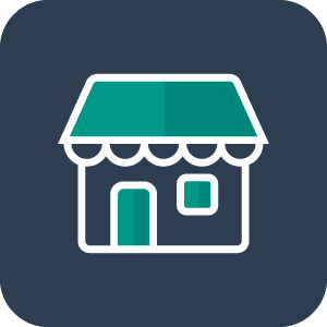 Illustration of a small store front with awning